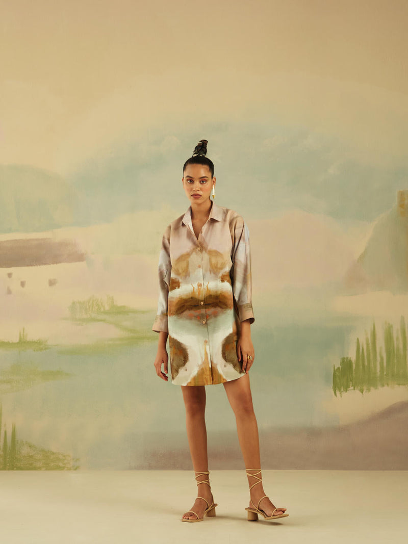 Como Long Shirt - Terrain poplin Top & Tunics by CORD for women Worldwide