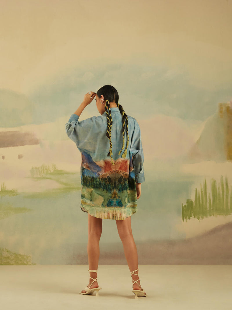 Como Long Shirt - Valley poplin Top & Tunics by CORD for women Worldwide