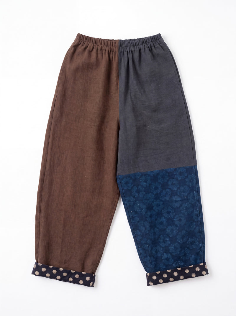 Cool Pants-Dawn hand-woven organic cotton pant/trouser by World of Crow in multi-color for women Worldwide