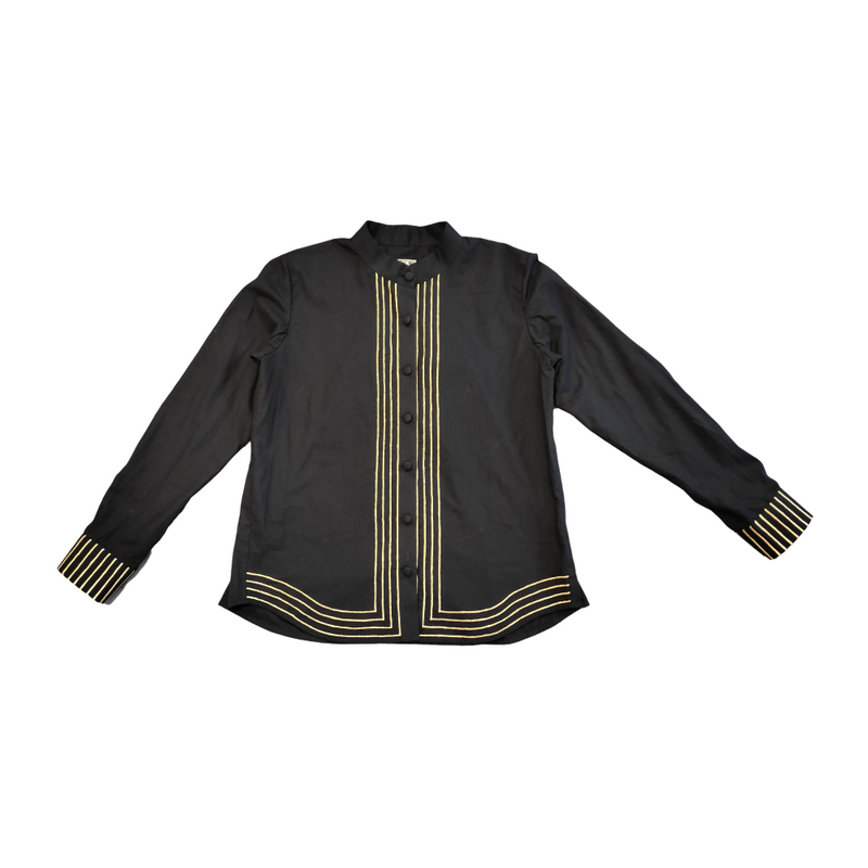Unisex Golan Wasim Shirt cotton by Ka-Sha in gold color for women Worldwide
