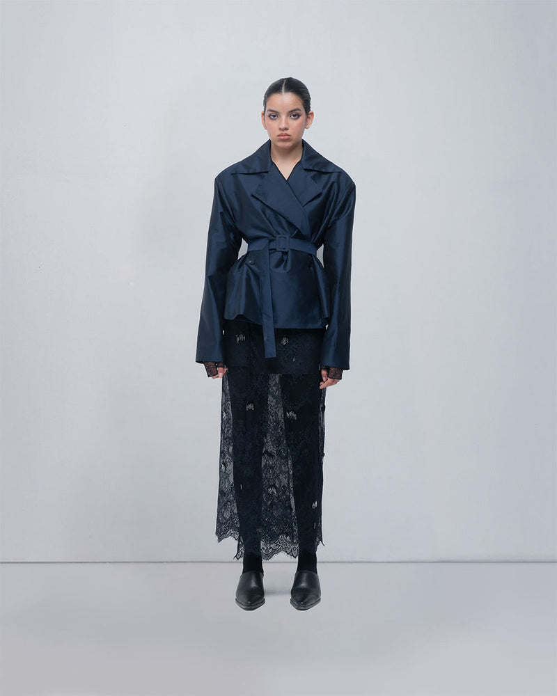 Lizzy Skirt viscose skirt by Leh Studios in black for women Worldwide