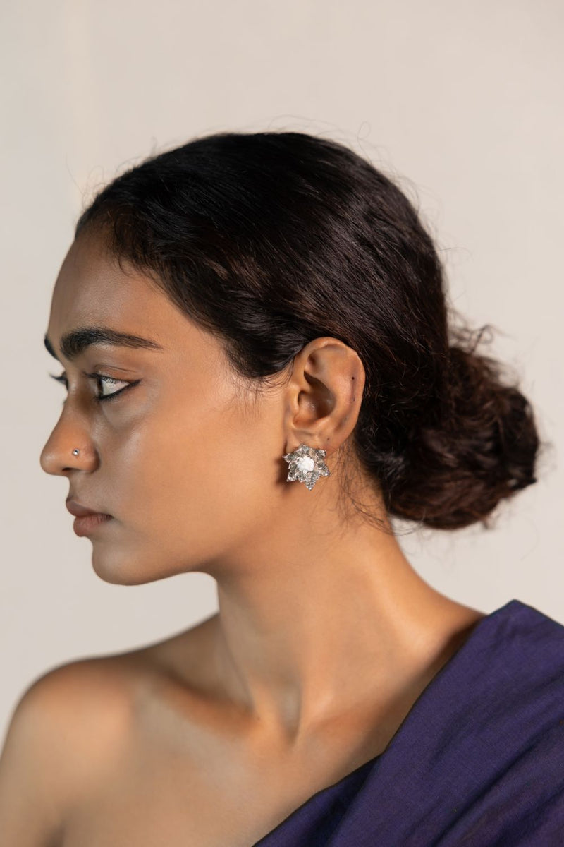 Parna Cuff 18k gold plated on brass earring by Aarjavee in gold for women Worldwide
