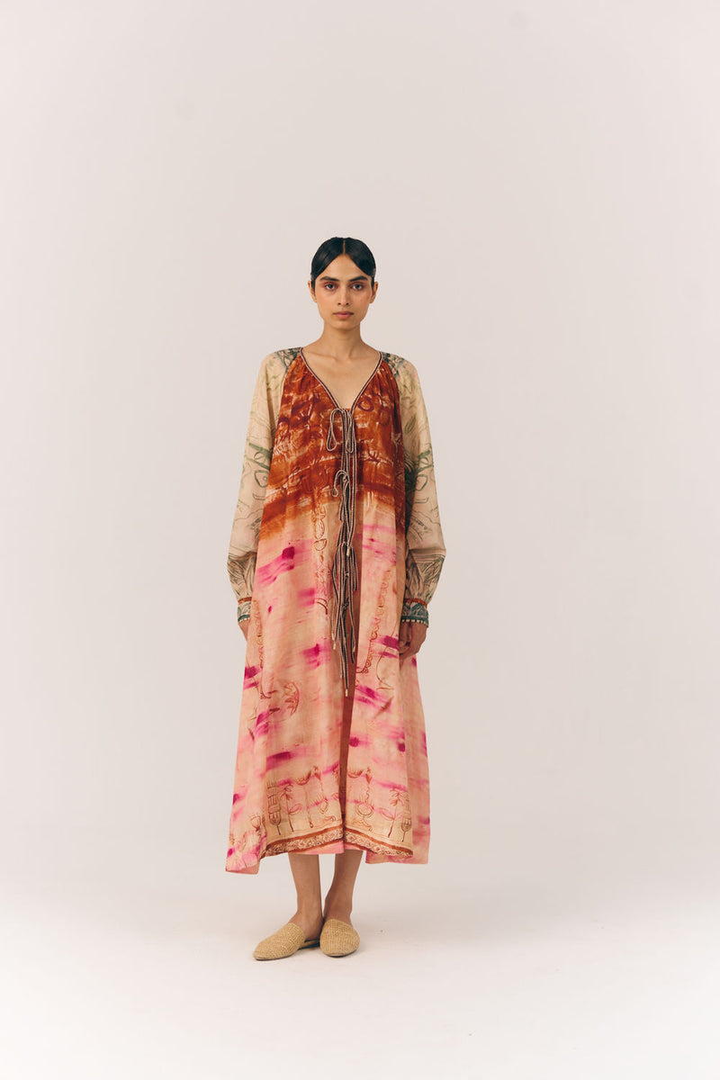 Joana Dress-Sai cotton dress by CORD in multi-color for women Worldwide