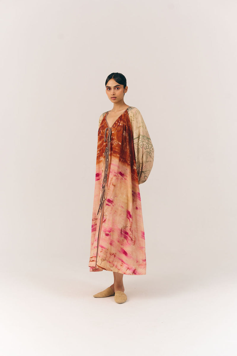 Joana Dress-Sai cotton dress by CORD in multi-color for women Worldwide