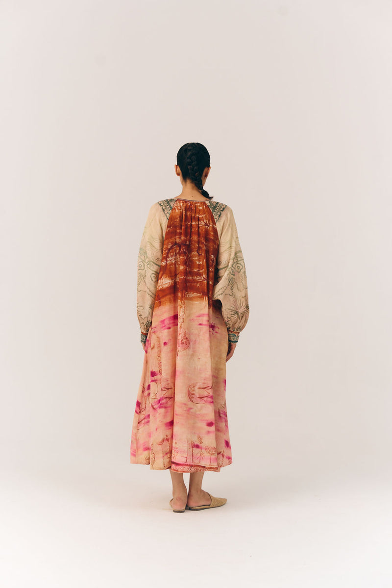 Joana Dress-Sai cotton dress by CORD in multi-color for women Worldwide