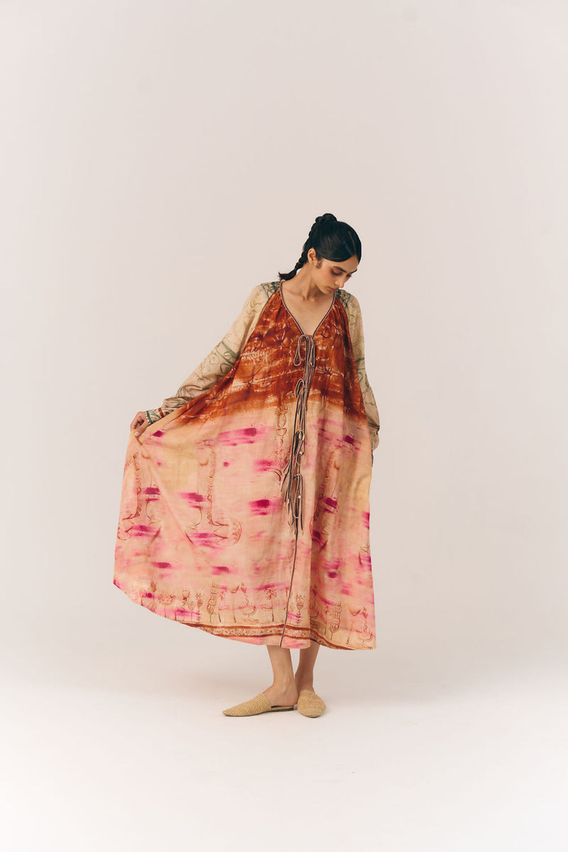 Joana Dress-Sai cotton dress by CORD in multi-color for women Worldwide