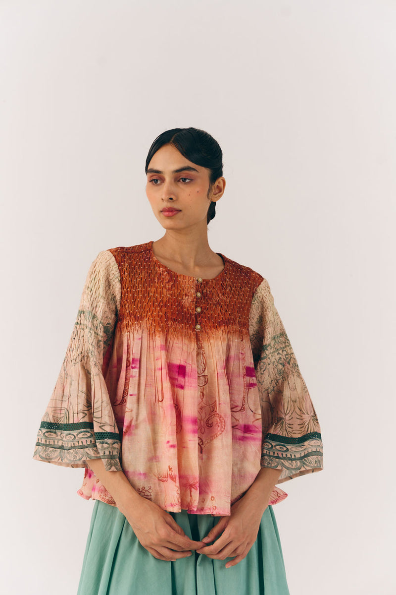 Louie Top-Sai cotton top and shirts by CORD in multi-color for women Worldwide