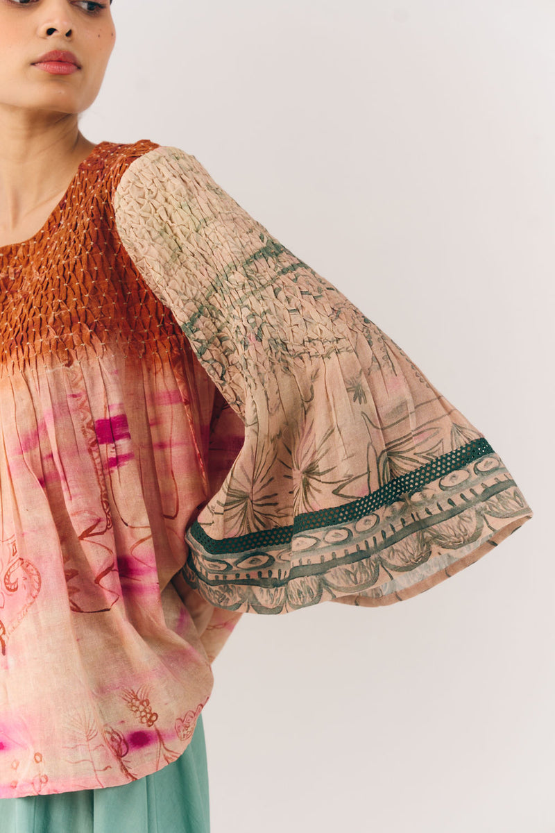 Louie Top-Sai cotton top and shirts by CORD in multi-color for women Worldwide