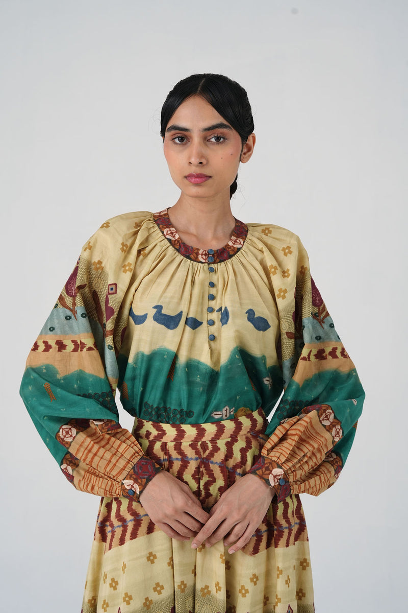 Lido Top-Fresco cotton top and shirts by CORD in multi-color for women Worldwide