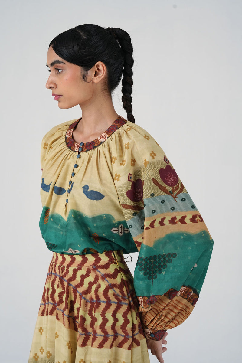 Lido Top-Fresco cotton top and shirts by CORD in multi-color for women Worldwide