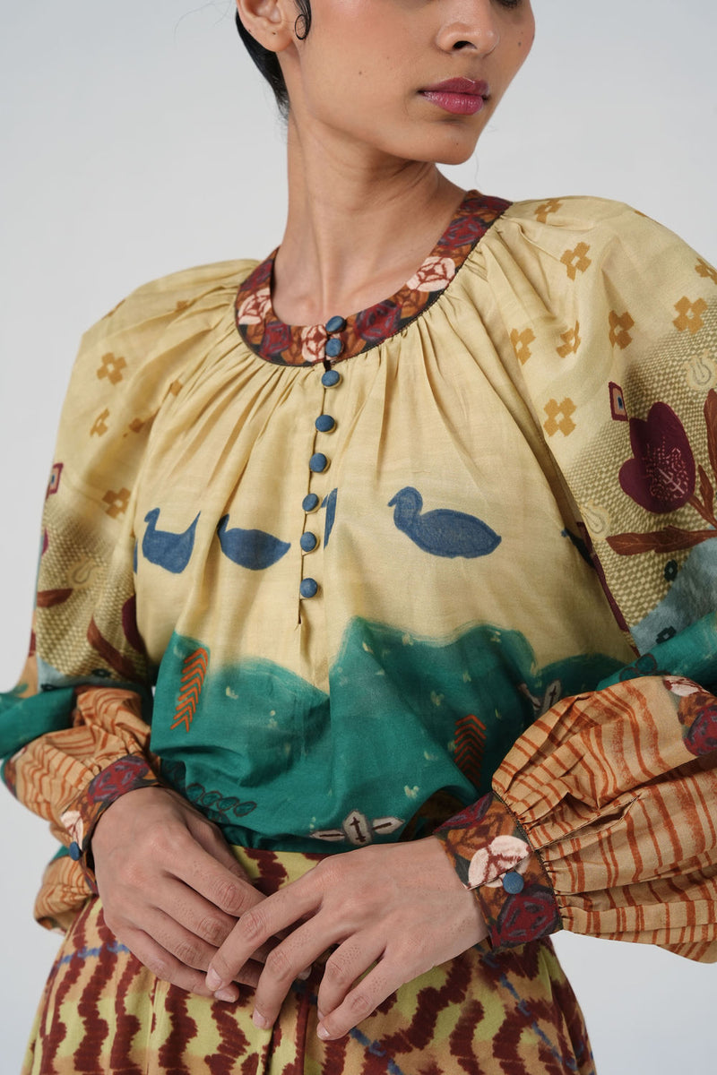 Lido Top-Fresco cotton top and shirts by CORD in multi-color for women Worldwide
