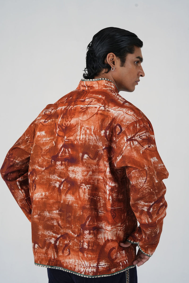 Knot Jacket-Sai linen jacket by CORD MEN in multi-color for men Worldwide