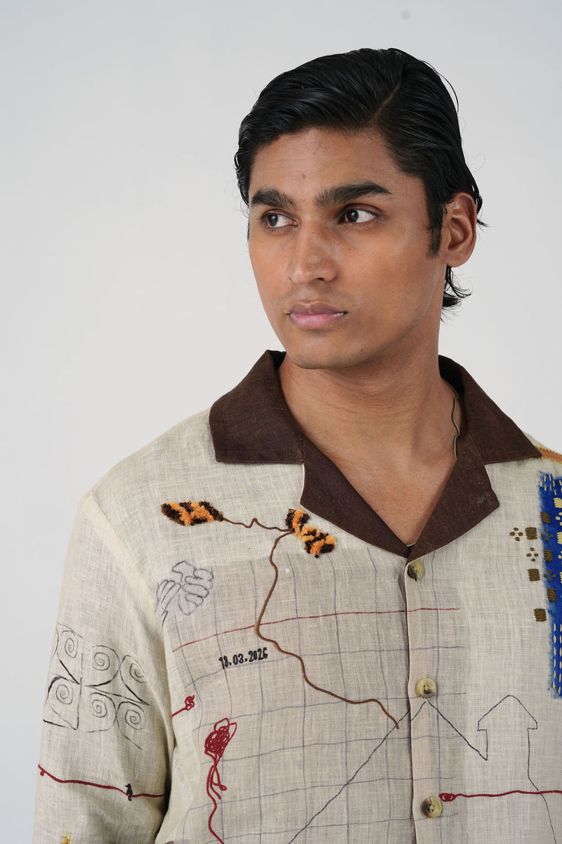 Archive Jacket-Mood Board linen jacket by CORD MEN in multi-color for men Worldwide