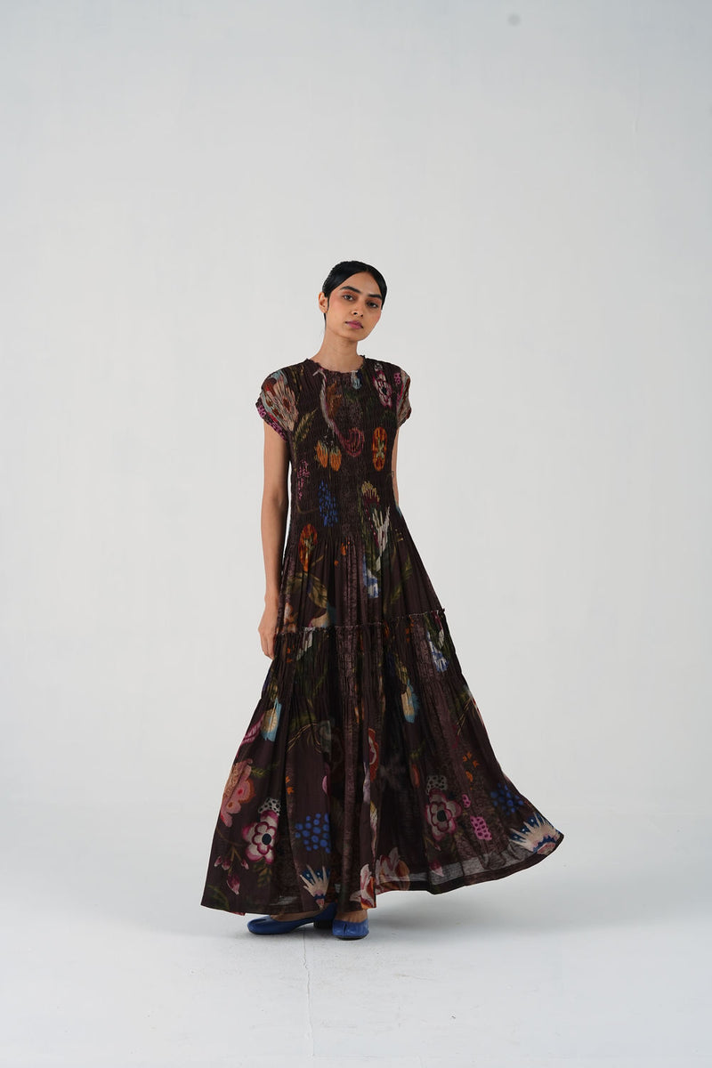July Dress-Floret cotton dress by CORD in multi-color for women Worldwide