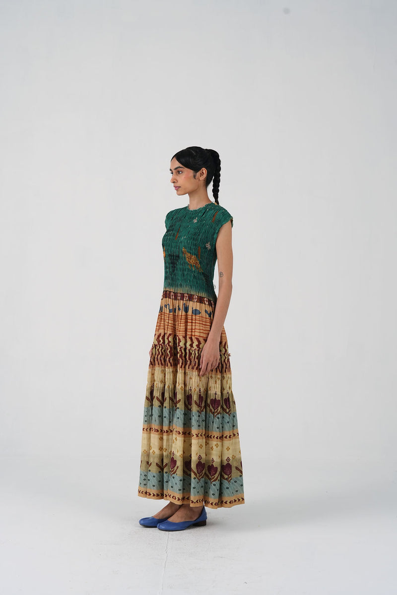 July Dress-Fresco cotton dress by CORD in multi-color for women Worldwide