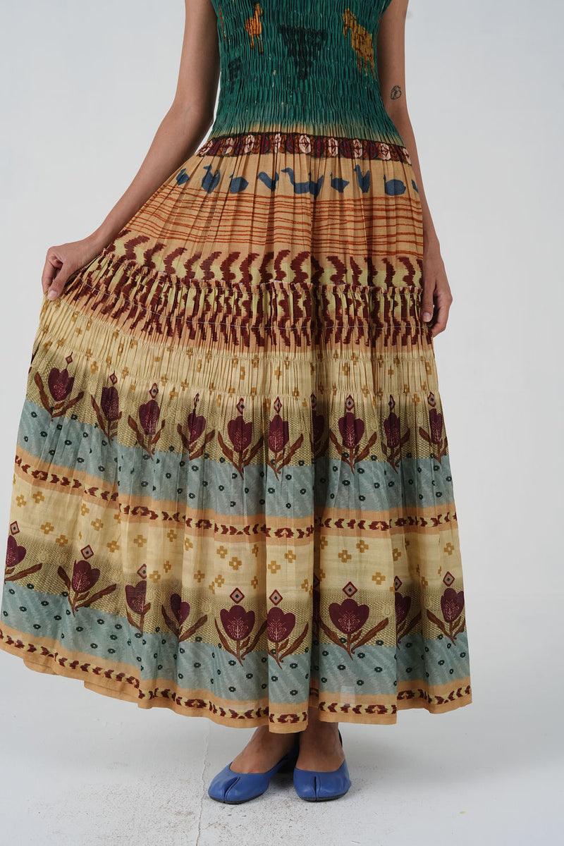 July Dress-Fresco cotton dress by CORD in multi-color for women Worldwide