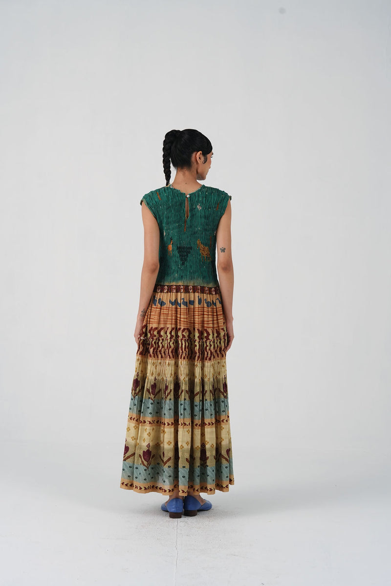July Dress-Fresco cotton dress by CORD in multi-color for women Worldwide