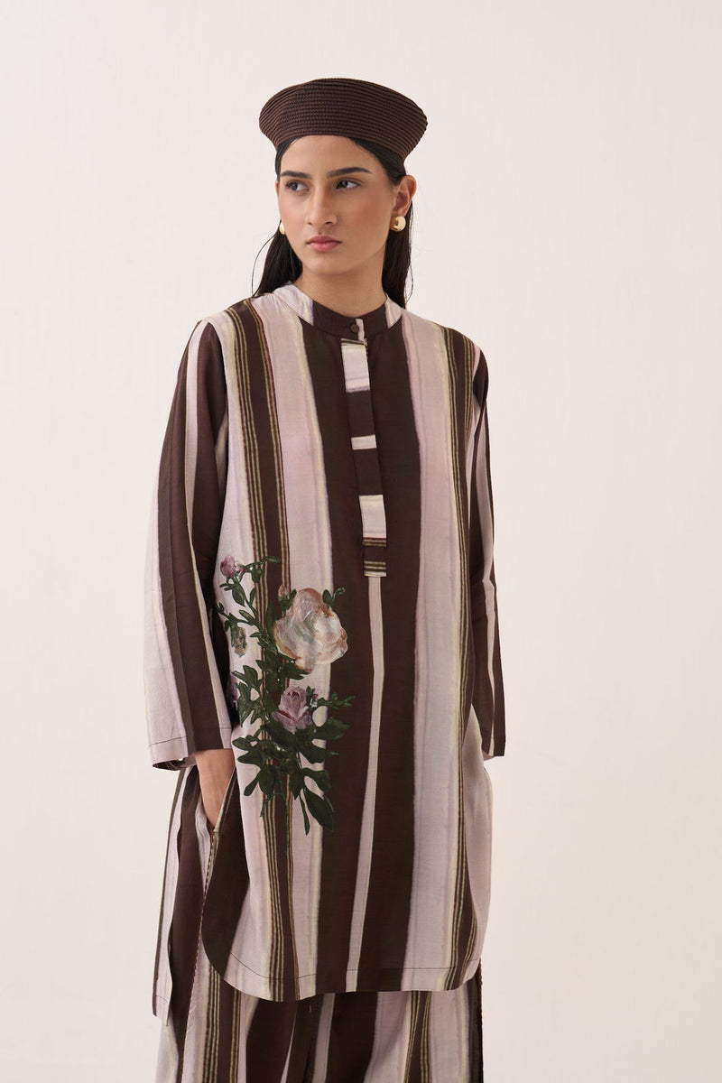 Shyam Mantesh KD Kurta Set bemberg muslin co-ord set by O'Frida in multi-color for women Worldwide