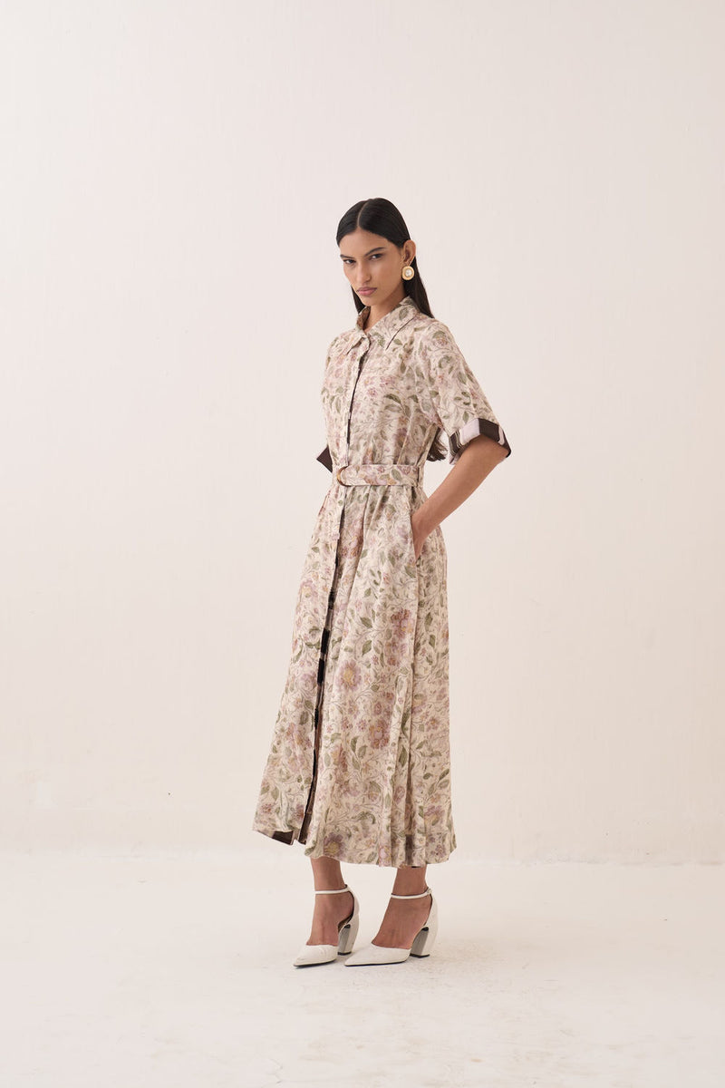 Gulzar belt bemberg muslin belts by O'Frida in ivory for women Worldwide