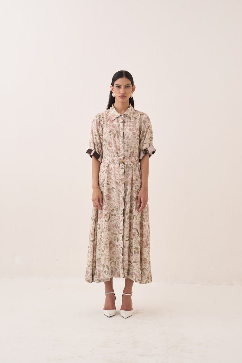 Gulzar belt bemberg muslin belts by O'Frida in ivory for women Worldwide