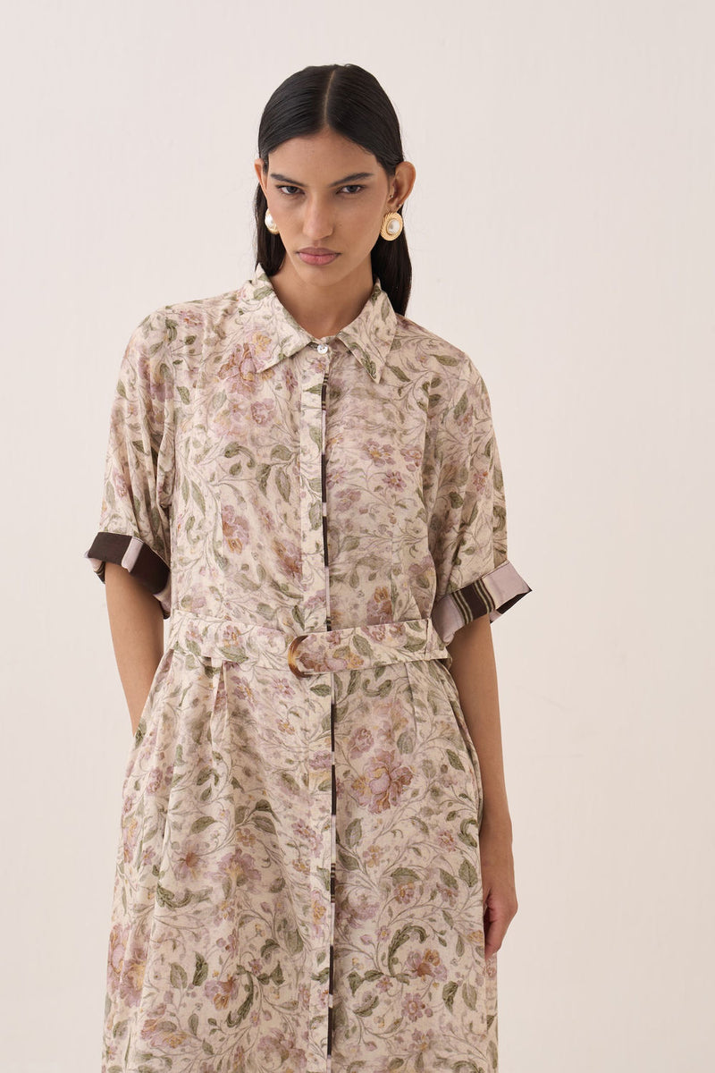 Gulzar belt bemberg muslin belts by O'Frida in ivory for women Worldwide
