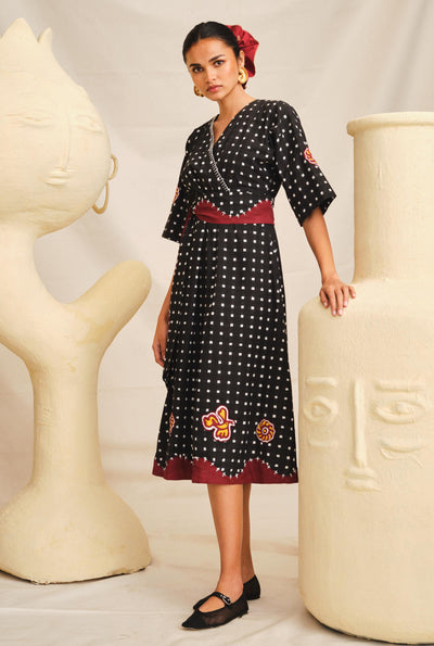 Pipli Applique Day Dress