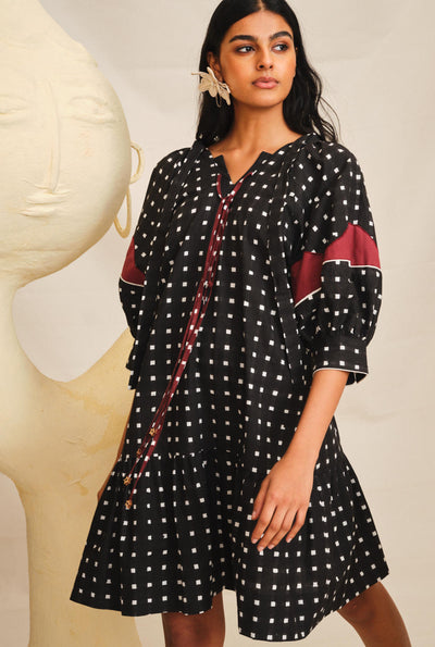 Pipli Applique Shift Dress