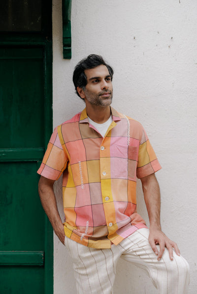 Gulmohar handwoven shirt