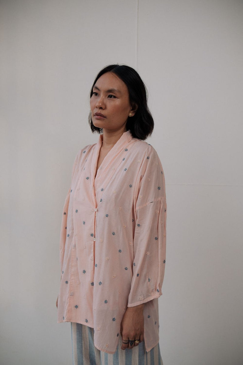 DITZY TOP by TOKREE in pink color for women Worldwide