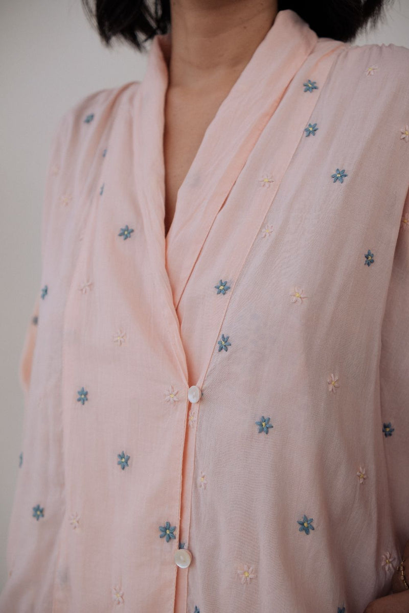 DITZY TOP by TOKREE in pink color for women Worldwide