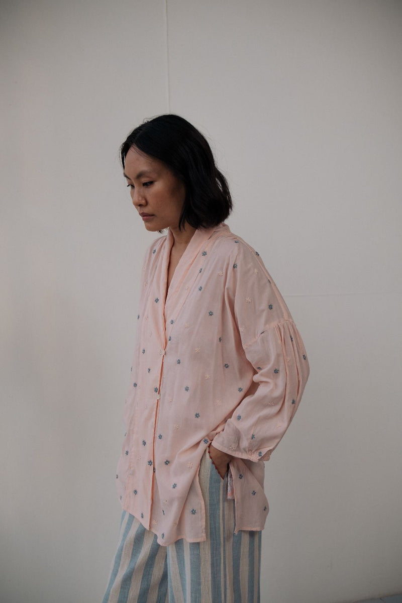 DITZY TOP by TOKREE in pink color for women Worldwide