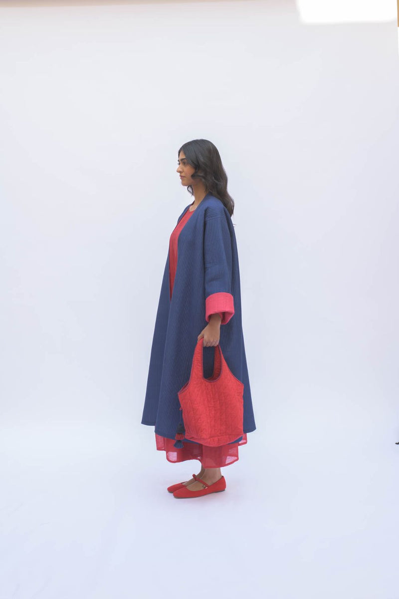 LAAL BAALTI BAG cotton by TOKREE in red color for women Worldwide