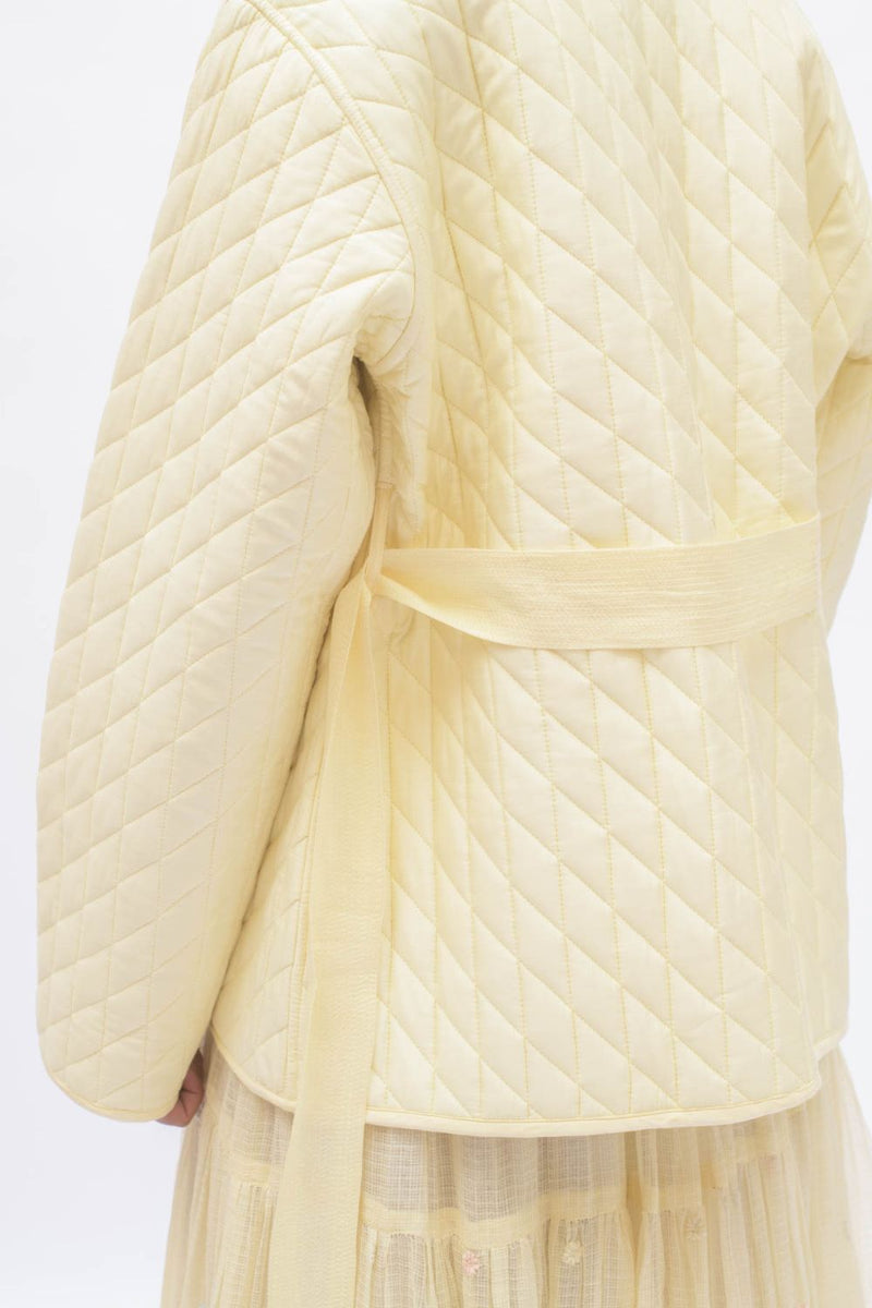 BUTTER JACKET cotton by TOKREE in yellow color for women Worldwide