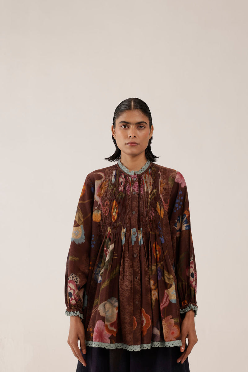 Nova Top-Floret cotton top and shirts by CORD in multi-color for women Worldwide