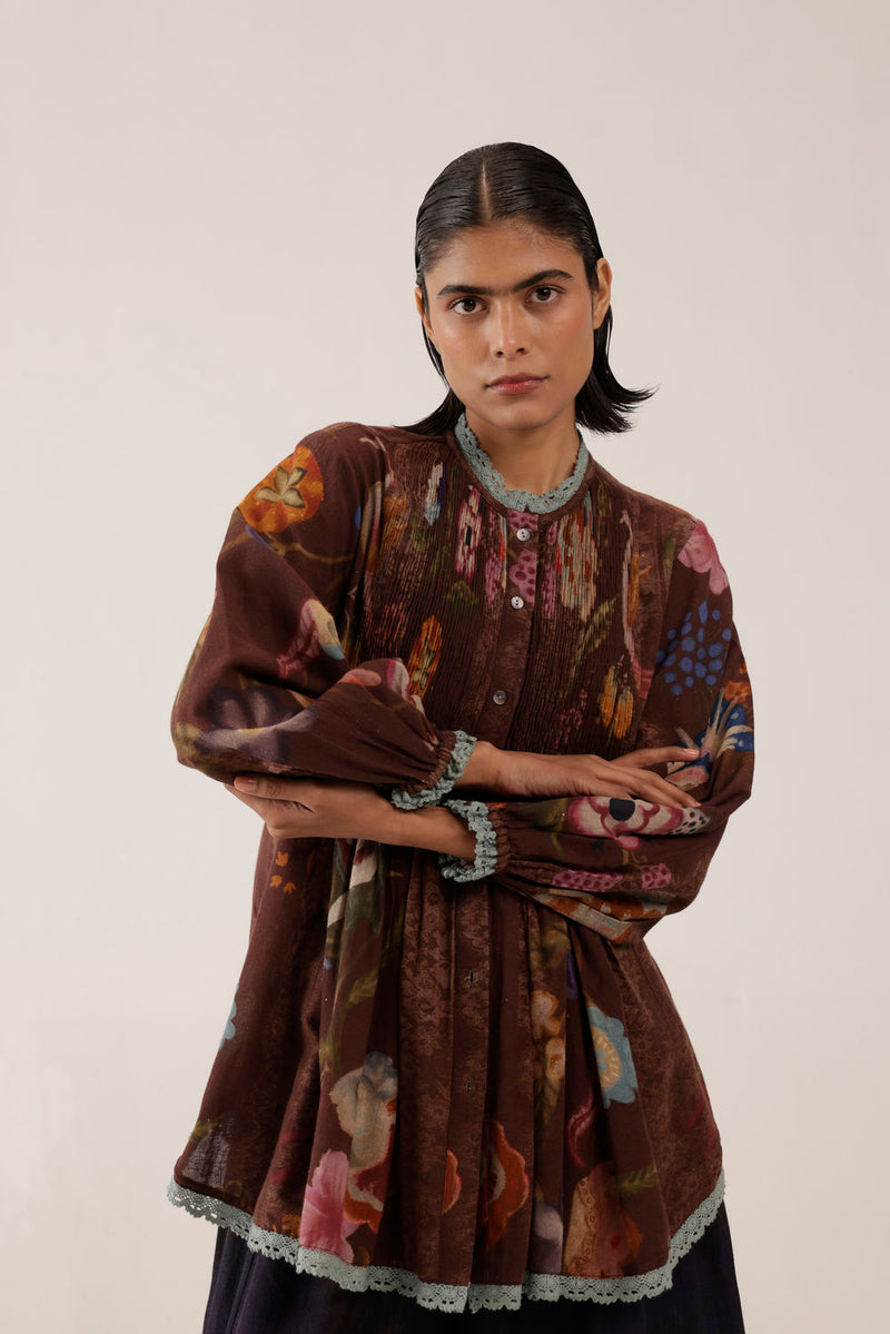 Nova Top-Floret cotton top and shirts by CORD in multi-color for women Worldwide