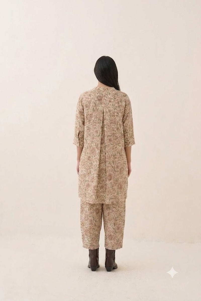 Gulzaar BFN Pants bemberg muslin pant/trouser by O'Frida in off white for women Worldwide