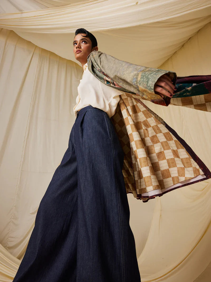 Seoul Overcoat-High Tea cotton by CORD for women Worldwide
