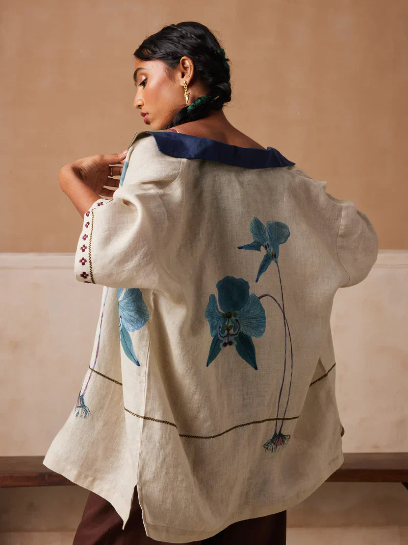 Unisex Oversized Shirt -Dayflower print by CORD for women Worldwide