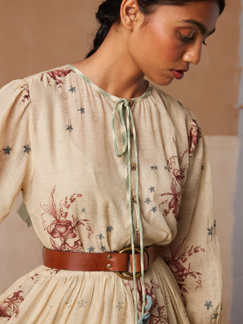 Luna Dress-Peony cotton by CORD for women Worldwide