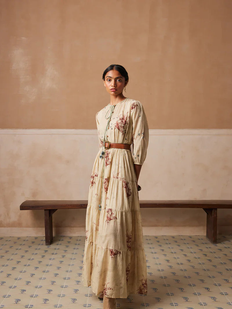 Luna Dress-Peony cotton by CORD for women Worldwide