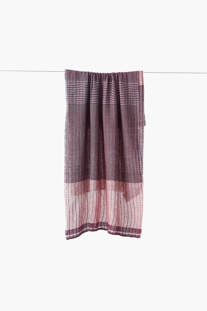 Crimson Whisper Stole cotton by World of Crow in multi color for women Worldwide