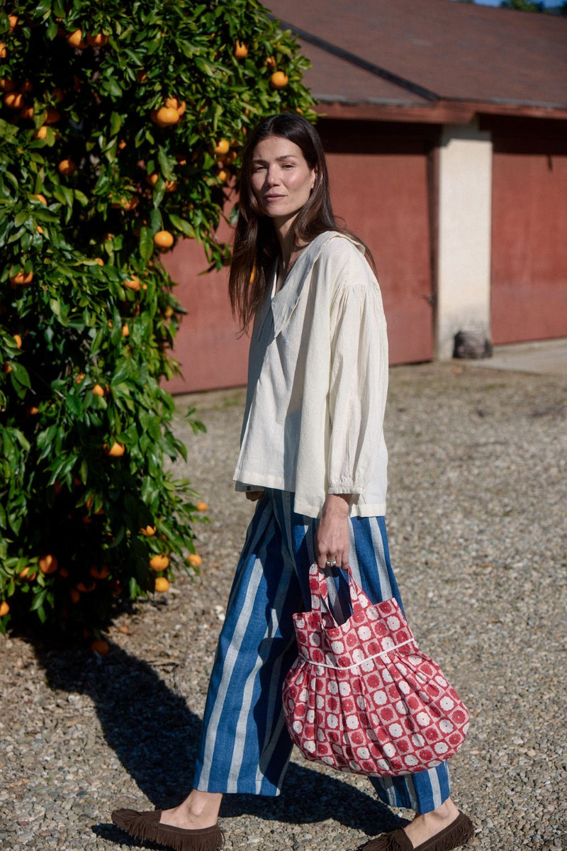 Crow Market Tote – Block Bloom