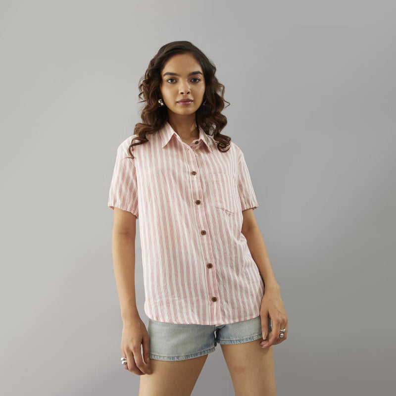 Cruz Striped shirt cotton by Moborr for women Worldwide