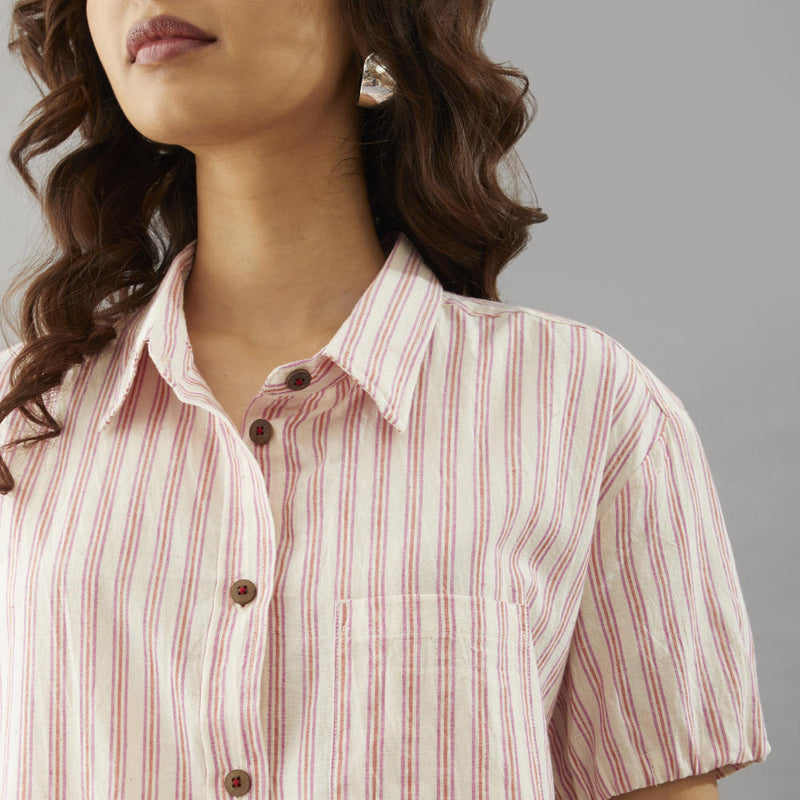 Cruz Striped shirt cotton by Moborr for women Worldwide