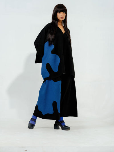 Cumin pants-(Black + Blue)