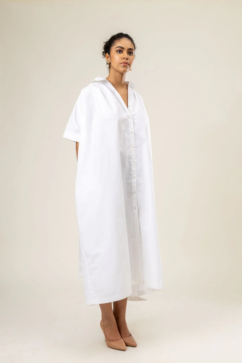 ZORA DRESS by Doodlage in white color for women Worldwide