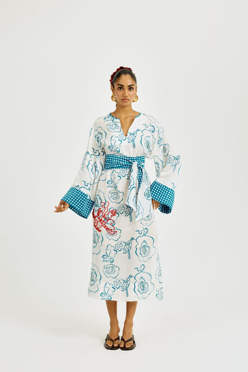 Amari Kaftan Dress satin by JodiLife for women Worldwide