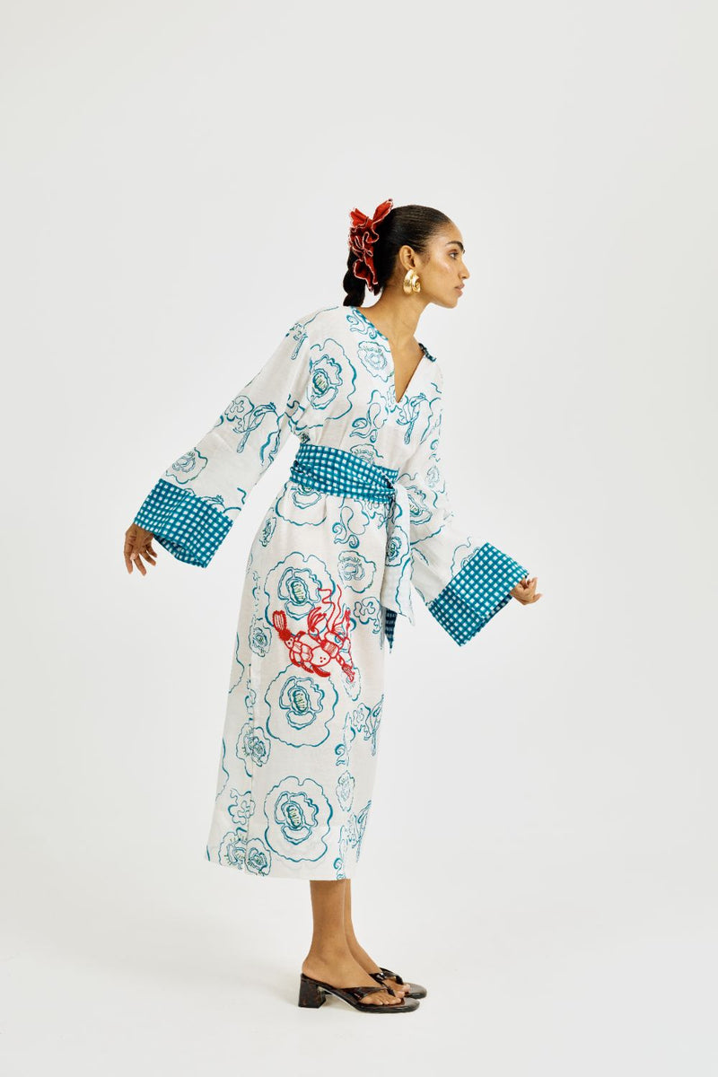 Amari Kaftan Dress satin by JodiLife for women Worldwide