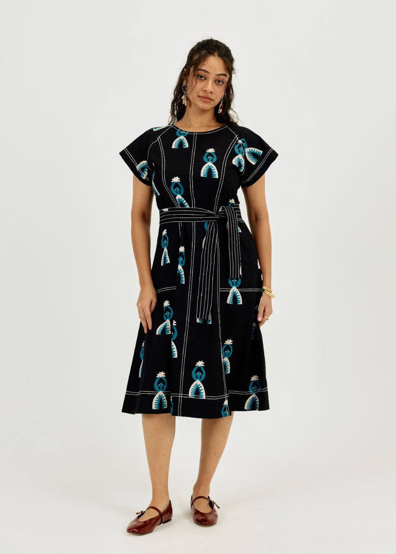 Africana Day Dress poplin by JodiLife for women Worldwide