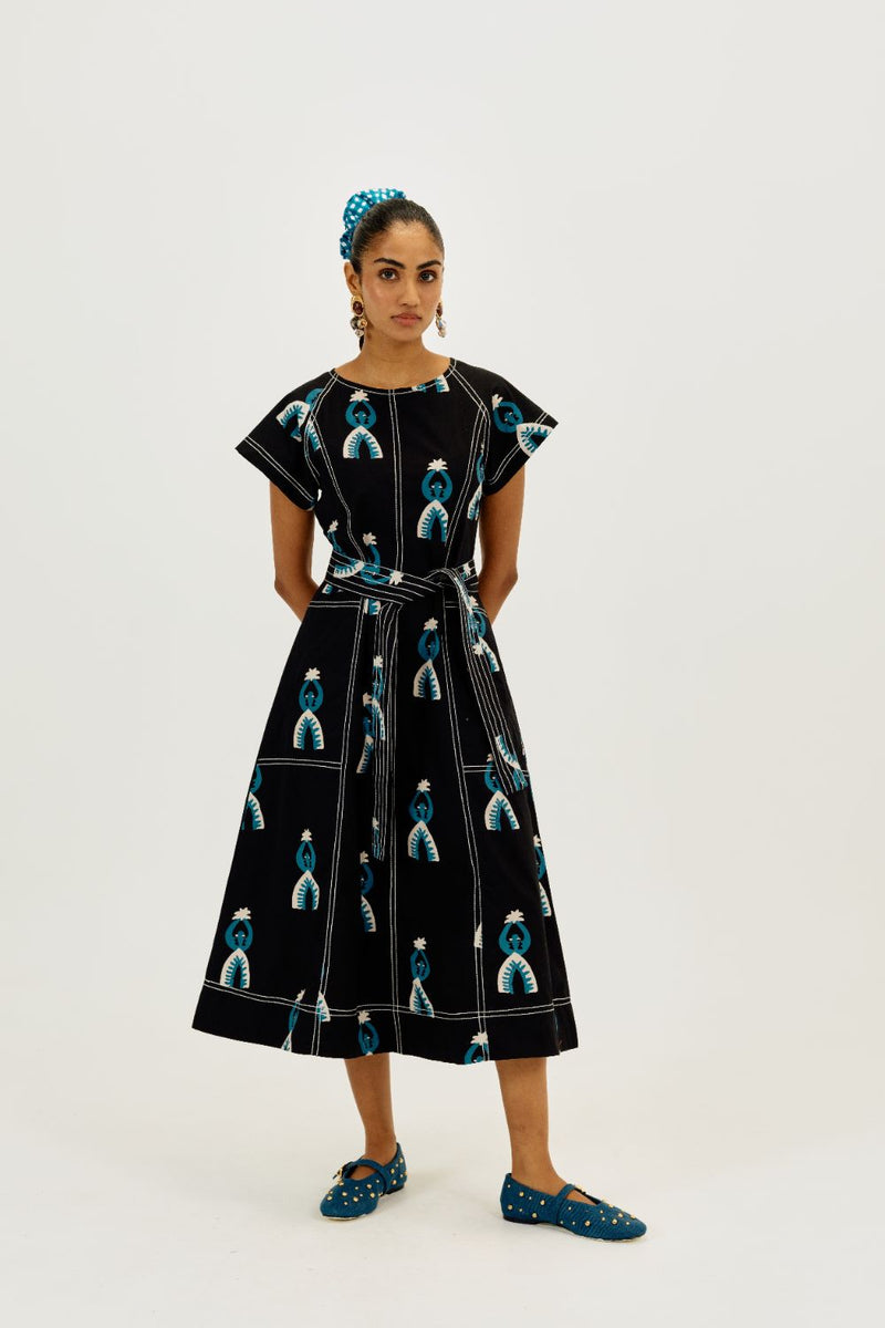 Africana Day Dress poplin by JodiLife for women Worldwide